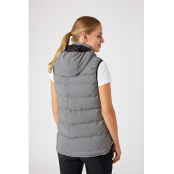 Gilet imbottito senza maniche riflettente da donna Horze Argento riflettente Gilet imbottito senza maniche riflettente da donna Horze Argento riflettente