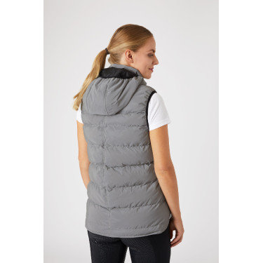 Gilet imbottito senza maniche riflettente da donna Horze Argento riflettente Gilet imbottito senza maniche riflettente da donna Horze Argento riflettente