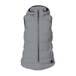 Gilet imbottito senza maniche riflettente da donna Horze Argento riflettente Gilet imbottito senza maniche riflettente da donna Horze Argento riflettente