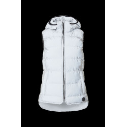 Gilet imbottito senza maniche riflettente da donna Horze Argento riflettente Gilet imbottito senza maniche riflettente da donna Horze Argento riflettente