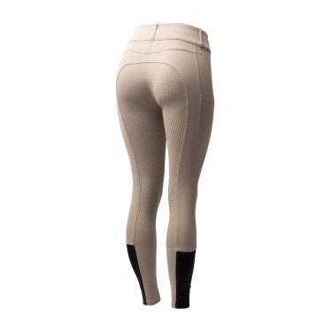Pantaloni da equitazione da donna Horze Evelyn con grip integrale Talpa semplice Beige Pantaloni da equitazione da donna Horze Evelyn con grip integrale Talpa semplice Beige