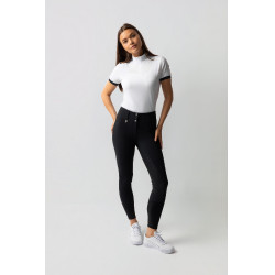 Pantaloni Horze Grand Prix Pro da donna con fondo integrale Blu marino scuro