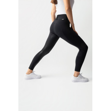 Pantaloni Horze Grand Prix Pro da donna con fondo integrale Blu marino scuro