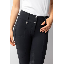 Pantaloni Horze Grand Prix Pro da donna con fondo integrale Blu marino scuro
