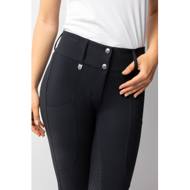 Pantaloni Horze Grand Prix Pro da donna con fondo integrale Blu marino scuro