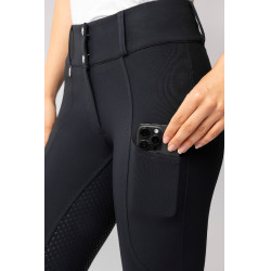 Pantaloni Horze Grand Prix Pro da donna con fondo integrale Blu marino scuro