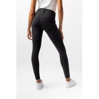 Pantaloni Horze Carolyn in denim fullgrip da donna Denim chiaro Blu
