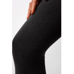Pantaloni Horze Carolyn in denim fullgrip da donna Nero
