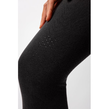 Pantaloni Horze Carolyn in denim fullgrip da donna Nero