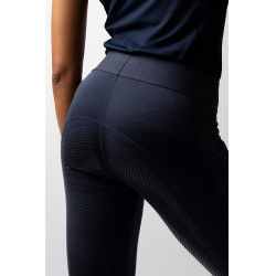 Leggings da equitazione da donna Horze Maia con fondello integrale Apertura Blu marino Leggings da equitazione da donna Horze Maia con fondello integrale Apertura Blu marino