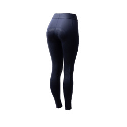 Leggings da equitazione da donna Horze Maia con fondello integrale Apertura Blu marino Leggings da equitazione da donna Horze Maia con fondello integrale Apertura Blu marino