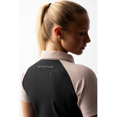 Polo B Vertigo Giselle bicolore donna Bellezza nera Nero Polo B Vertigo Giselle bicolore donna Bellezza nera Nero