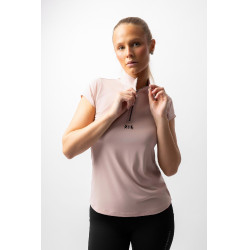T-shirt da allenamento B Vertigo Joelle a maniche corte da donna Rosa seppia