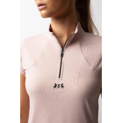 T-shirt da allenamento B Vertigo Joelle a maniche corte da donna Rosa seppia