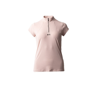 T-shirt da allenamento B Vertigo Joelle a maniche corte da donna Rosa seppia