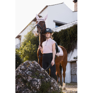 T-shirt da allenamento B Vertigo Joelle a maniche corte da donna Rosa seppia