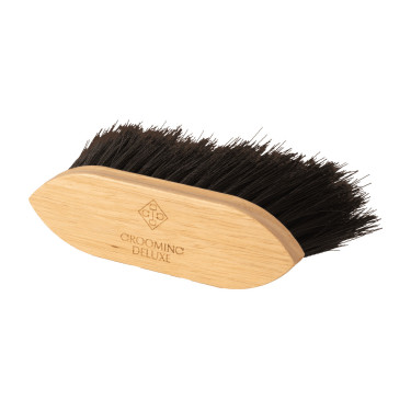 Spazzola classica in legno lunga morbida Grooming Deluxe Nero
