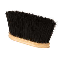 Spazzola classica in legno lunga morbida Grooming Deluxe Nero