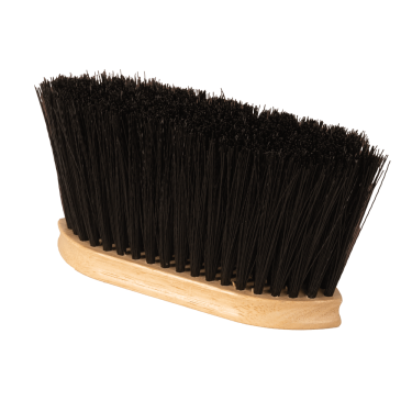 Spazzola classica in legno lunga morbida Grooming Deluxe Nero