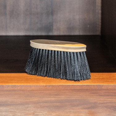 Spazzola classica in legno lunga morbida Grooming Deluxe Nero
