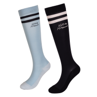 Calze Stripes confezione da 2 Kentucky Blu navy / azzurro