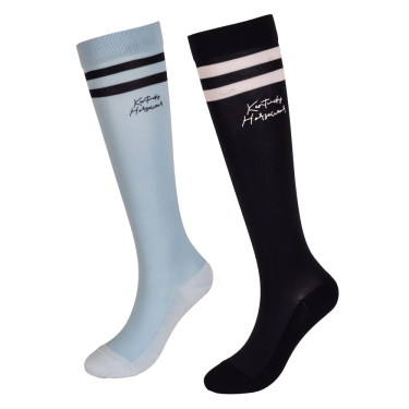 Calze Stripes confezione da 2 Kentucky Blu navy / azzurro
