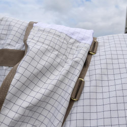 Coperta antiecze ma e estiva Comfort Kentucky Bianco