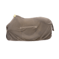 Coperta anti-mosche con protezione ventrale Comfort Kentucky Beige a quadri