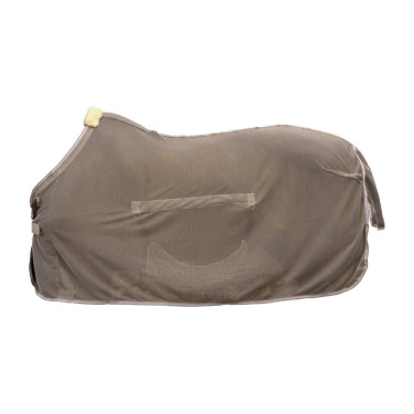 Coperta anti-mosche con protezione ventrale Comfort Kentucky Beige a quadri