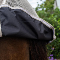 Coperta anti-mosche con protezione ventrale Comfort Kentucky Beige a quadri