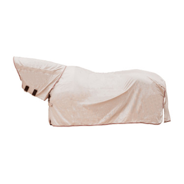 Coperta antimosche Comfort Classic con copricollo e pancia Kentucky Beige / bordeaux