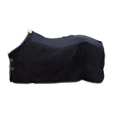 Coperta in pile Heavy Melange Kentucky Nero