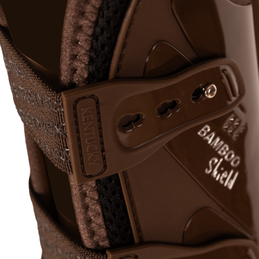 Stinchiere anteriori con protezione del carpo elastica Kentucky Marrone