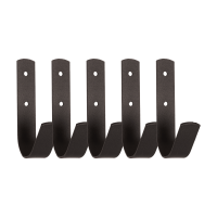 Porta briglie da 5 nero opaco Grooming Deluxe Nero