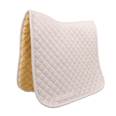 Sottosella in montone Skin Friendly Diamond Dressage Kentucky Bianco
