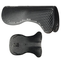 Ammortizzatore in gel Tattini rialzato nero Nero