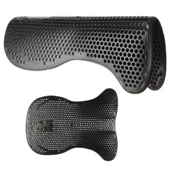 Ammortizzatore in gel Tattini rialzato nero Nero