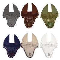 Cuffia antimosche Tattini con cordoncino bicolore Giallo