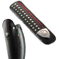 Cinghie intercambiabili con bandiera italiana in strass Nero