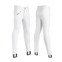 Pantaloni jodhpur Daslö bambino 4 stagioni bianchi Bianco Pantaloni jodhpur Daslö bambino 4 stagioni bianchi Bianco
