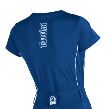 Polo Tattini Passiflora bambina Blu nazionale