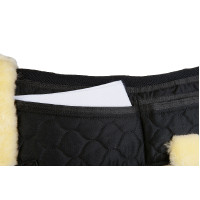 Ammortizzatore in vero montone Stile HKM Marrone scuro Ammortizzatore in vero montone Stile HKM Marrone scuro