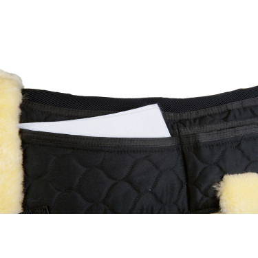 Ammortizzatore in vero montone Stile HKM Natura Beige