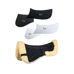 Ammortizzatore in vero montone Stile HKM Natura Beige