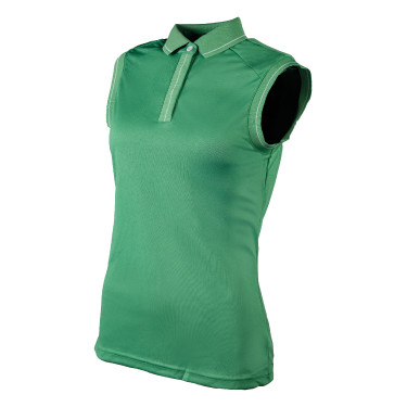 Polo da donna senza maniche Catherine HKM Verde