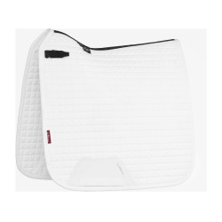 Tappetino LeMieux ProSport Dressage SQ Plain Standard Strap Bianco