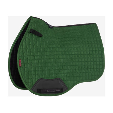 Tappetino LeMieux Reflective Suede Misto GP Square Verde hunter