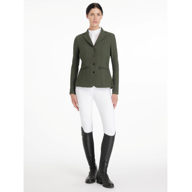 Giacca da concorso LeMieux Mesh Jessica Verde abete