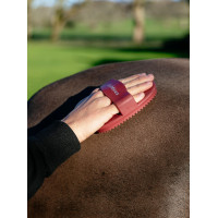 Striglia in gomma LeMieux Rosso