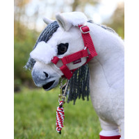 Lunga e cavezza Toy Pony LeMieux di Natale Rosso
